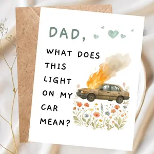 Funny Father's Day Card Dad Birthday Card Funny Fathers Day Gift Dad Gift Dad Card Dad Jokes Fathers Day Gift from Daughter Fathers Day Gift