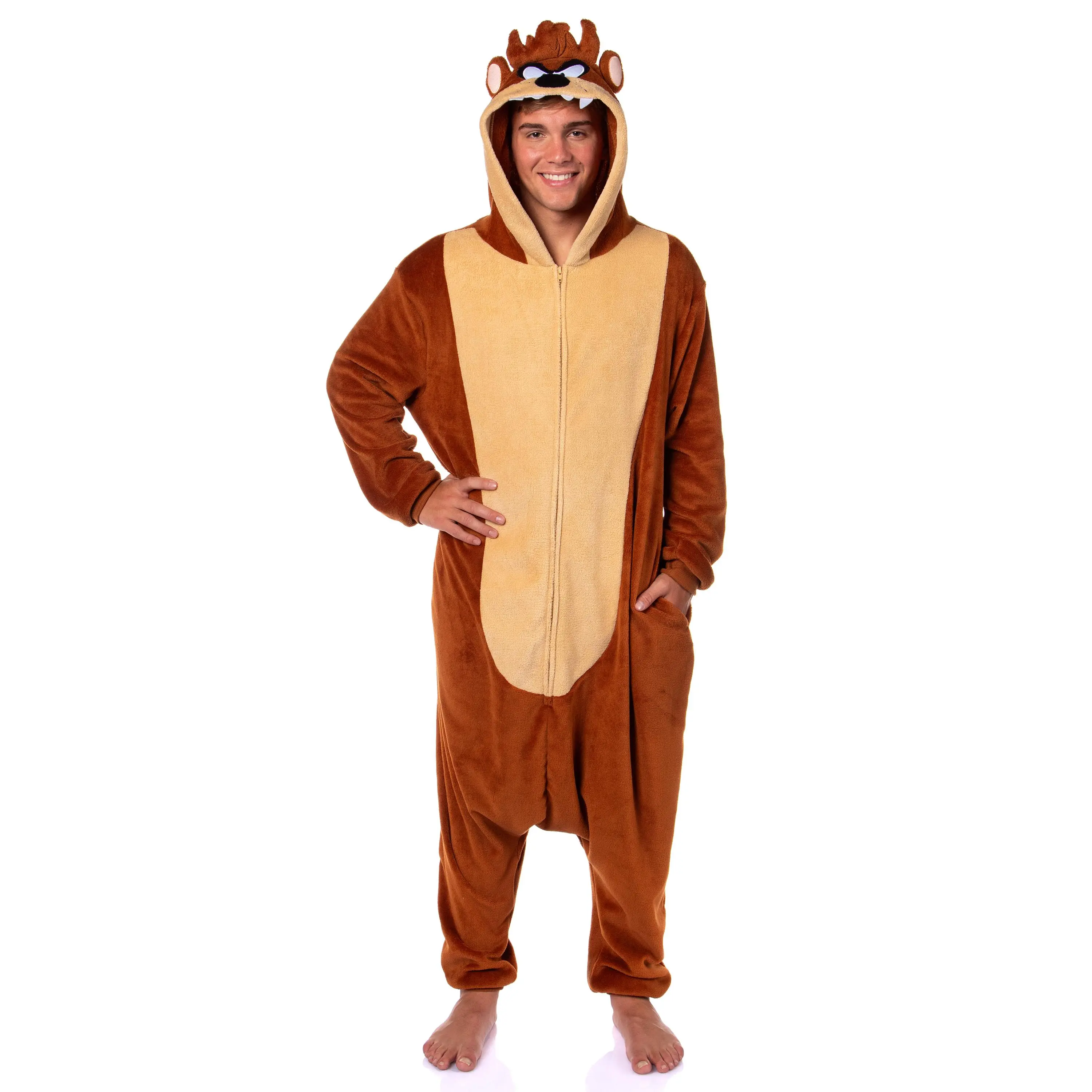 Looney Tunes Union Suit Men's Tasmanian Devil Costume Kigurumi Pajama