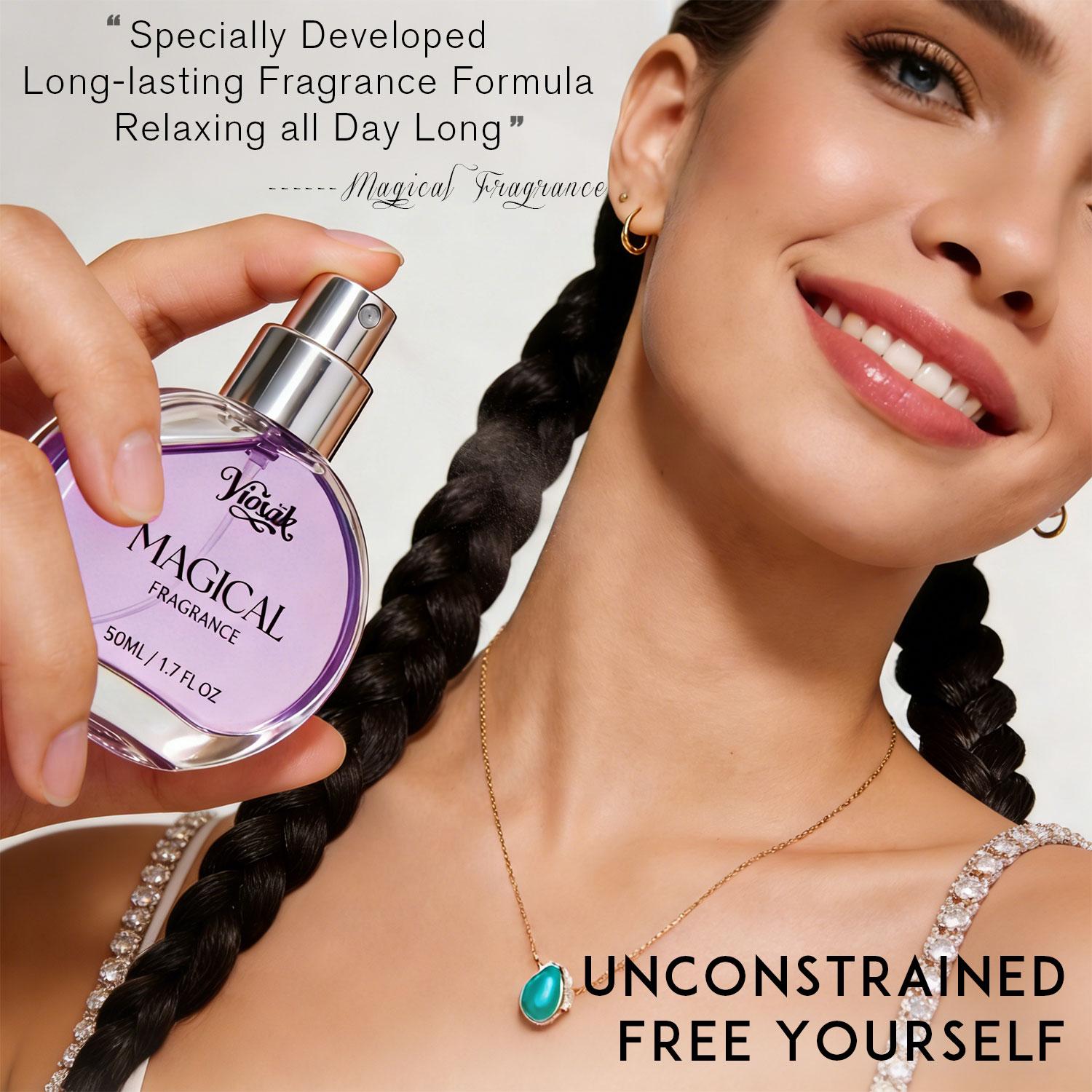 VIOSAK Make Life Beautiful Perfume - 50ml for Women & Men  Long Lasting Scent | Dates & Daily Use Luxurious Gift for Him/Her (Boyfriend & Girlfriend)Top note: Rose, Pink Pepper Middle note: Raspberry, Flower Base note: Papyrus, Amber