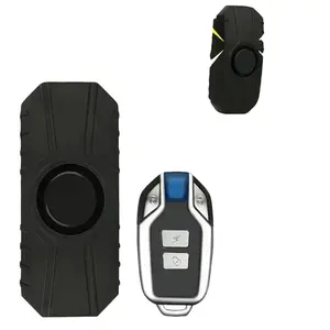 Wireless Bicycle Vibration Alarm USB Charge Waterproof Motorcycle Electric Bike Alarm Remote Control Anti Lost Security Sensor