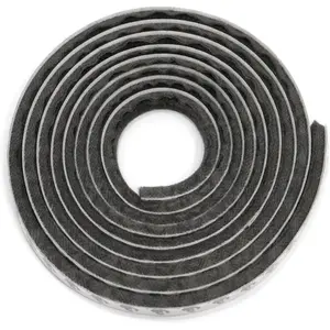 Self-Adhesive Weather Stripping Seal for Doors and Windows - Soundproof, , Draft-Blocking Pile Strip (9.84FT, 0.4" Wide X 0.3" Thick)