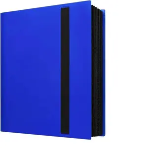 9 Pocket Card Binder without Card, 1 Count Sports Hockey Card Binder Collector, Side-loading Card Holder with Sleeves, Stationery  Book  Supplies