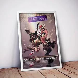Persona 2 Video Game Poster, Persona 2 Gaming Decor Posters - Frame NOT Included