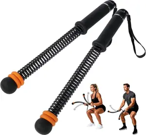 Cordless Battle Ropes with Adjustable Resistance Springs - Weighted Ropeless Battle Rope for Home Gym Exercise, Portable Workout Equipment for Strength Training & Cardio Fitness,Perfect Fitness Gift for Men & Women,#SummerWins#DealsForYouDays