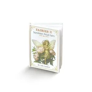 1:6 Vintage Fairy-Themed Mini Book Set – Illustrated Storybooks for DIY Dollhouse Decor – Perfect for Collectors & Festive Scene Displays
