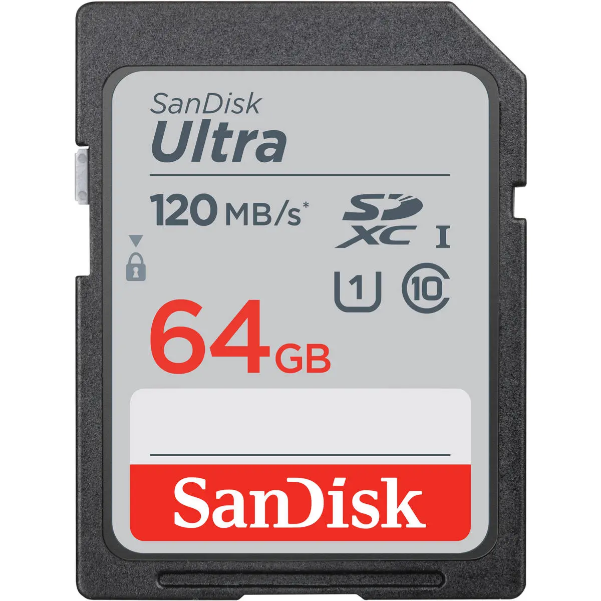 SanDisk Ultra Series 64GB UHS-I U1 Class 10 SDXC Memory Card, SDXC Format Storage for Photographers, Cameras/Phones