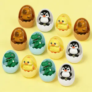 The best Easter Eggs Wind Up Dinosaur in Egg Hopping Duck Capybara Penguin Easter Egg Hunt Prizes Classroom Rewards Party Favors for Boys Girls Spring No Candy Easter Treats