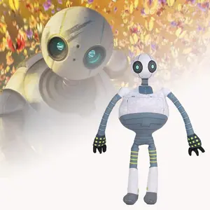 The Wild Robot Plush Roz Plushies Toy for Fans Gift Soft Stuffed Animal Pillow for Home Kidds' Bedroom Decor Birthday Gift