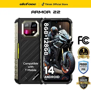 Armor 22  Rugged Cell Phone, 6.58" FHD+120HZ Display,8MP Front Camera +64MP Night Vision Camera+64MP Main Camera , Android 13, 16GB RAM+256ROM,3-Card Slot,6600mAH Battery+33W Fast Charging,NfC /Waterproof/GPS//IR Blaster