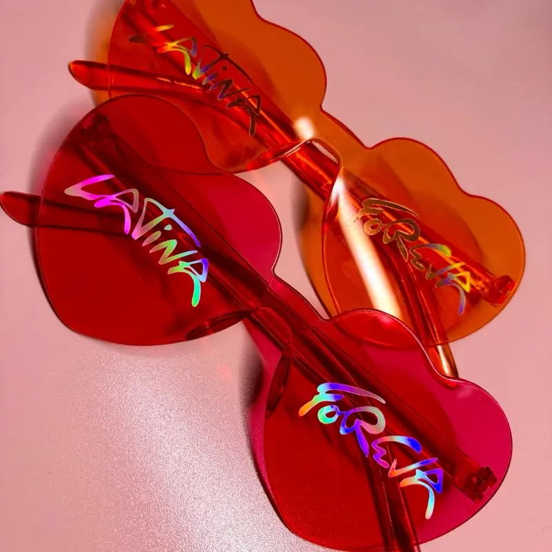 Latina Foreva heart glasses Rhinestone