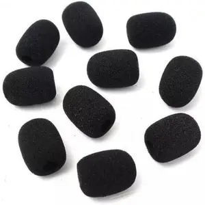 10Pcs Black Parrott B350 Foam Replacement for BlueParrott B450 B550 C400 S450 B250 B350 Headset Windscreen Mic Cover,Microphone Windscreens Windscreens and Pop Filters Accessories