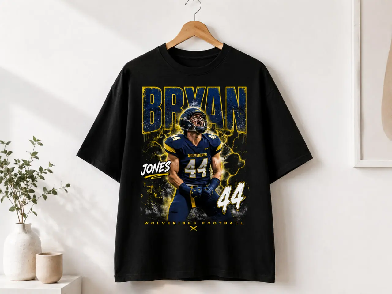 Custom Football Photo Shirt, Personalized Player Poster Tee, Football Mom, Game Day Shirt, Senior Night Gift, Team Spirit T-Shirt
