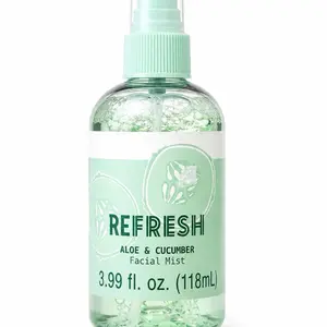Aloe & Cucumber Facial Mist, Hydrating Refresh Spray for Daily Skin Rejuvenation Skin Repair Moisturizers