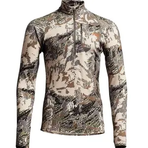 Men’s Camouflage Quarter Zip | Trailhead Fleece Pullover No Pocket