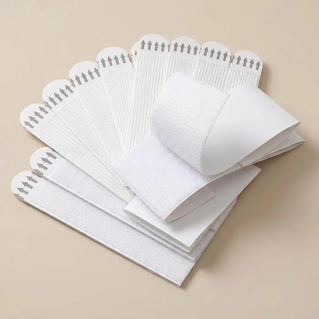 Renter Friendly 10-Pair Pack Damage-Free Removal Double-Sided Mounting Tape, Strong-Hold Adhesive Strips for Pictures, Frames & Decor, Easy to Remove Without Residue, Damage-Free Remov.