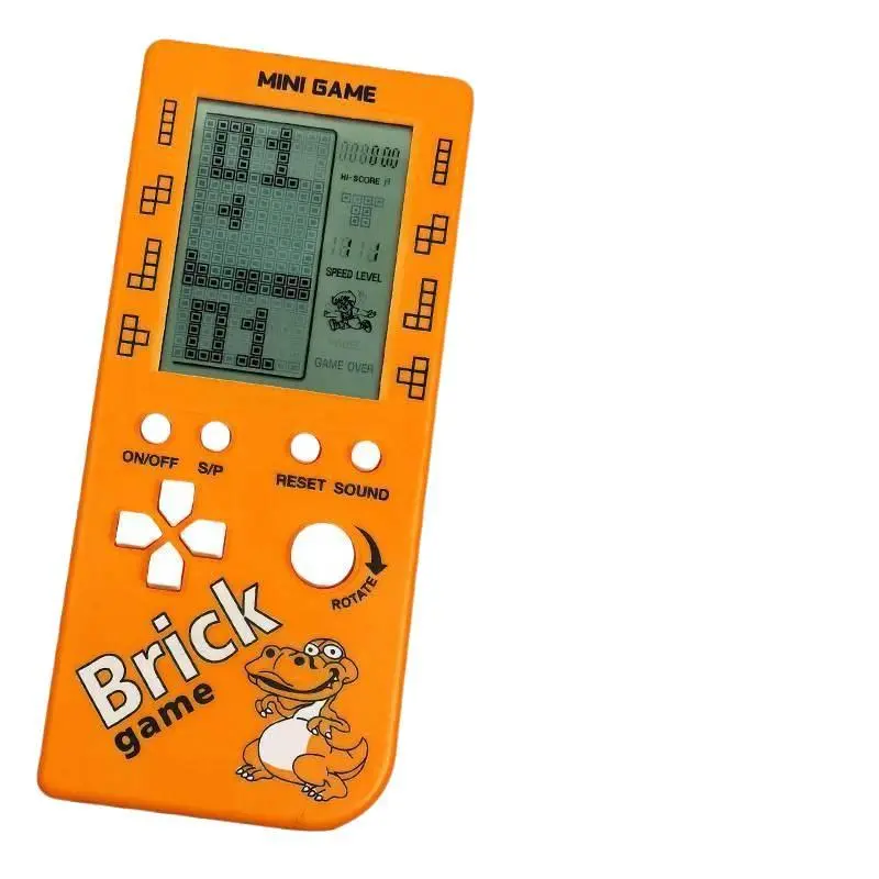 Game console handheld Tetris battle large screen puzzle retro nostalgic childhood children