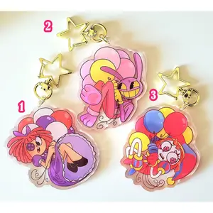 Digital Circus Balloon Keychains
