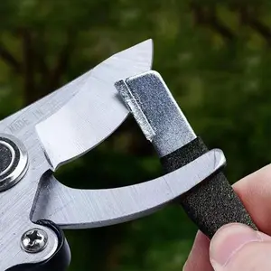 Garden Tool Sharpener Blade, Pocket Shear Sharpener for Pruners Loppers Garden Shears Scissors Hedge Trimmers, Hand Tools for Home Garden Portable