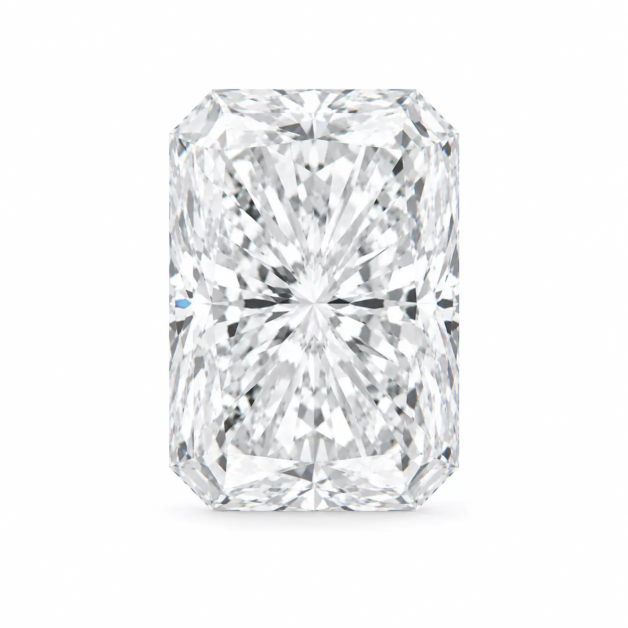 1 Carat Radiant Cut Loose Lab-Grown Diamond Single Stone, IGI Certified, D-F Color, Excellent Polish & Symmetry