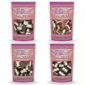 FD Pantry Freeze-Dried Ice Cream Sandwich Bites (2.5 oz) – Vanilla, Neapolitan, Cookies & Cream, Mint Choose Flavor & Bundles