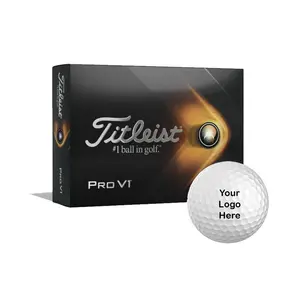 Titleist Pro V1 Custom Logo Golf Balls (12 Ball Pack)