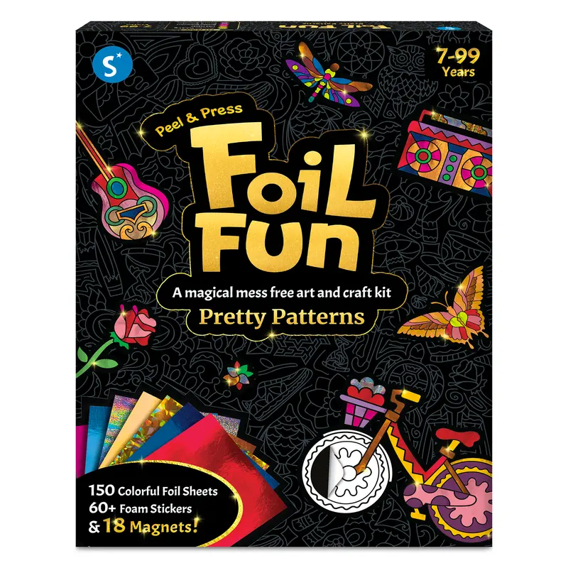 Skillmatics Foil Fun - Art & Craft Activity, Mess Free Art, DIY Creative Kit for Kids Ages 4 and up