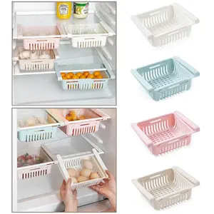 Fridge Organizer Storage Box Refrigerator Drawer Plastic Storage Container Shelf Fruit Egg Food Storage Box Kitchen Accessories