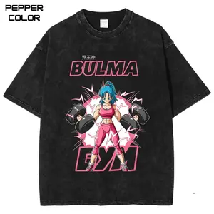 Bulma GYM Graphic Tee, DBZ Shirt, 90s Anime Shirt, Manga shirt, Unisex Streetwear Tee, cotton crewneck shirt, Trending, Viral, Gift For Him and Her