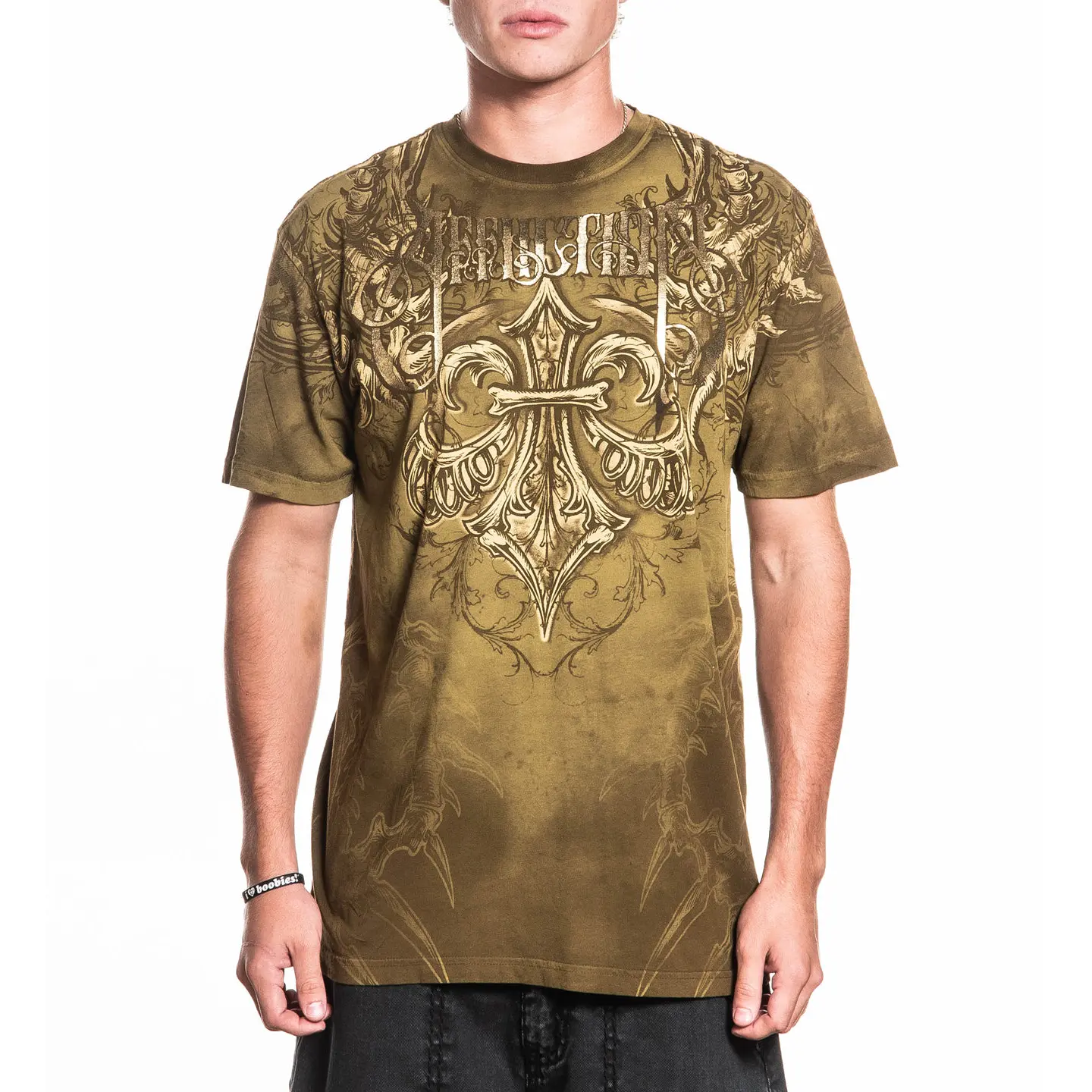 Affliction Men's T-shirt Vertibrate