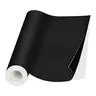 Strong Self-Adhesive Leather Repair Patch Tape Kit - No Need for Heating, Easy Fix for Tears, Scuffs, Scratches, Holes on Furniture, Car Seats, Vinyl Surfaces - Black, 12x54 in