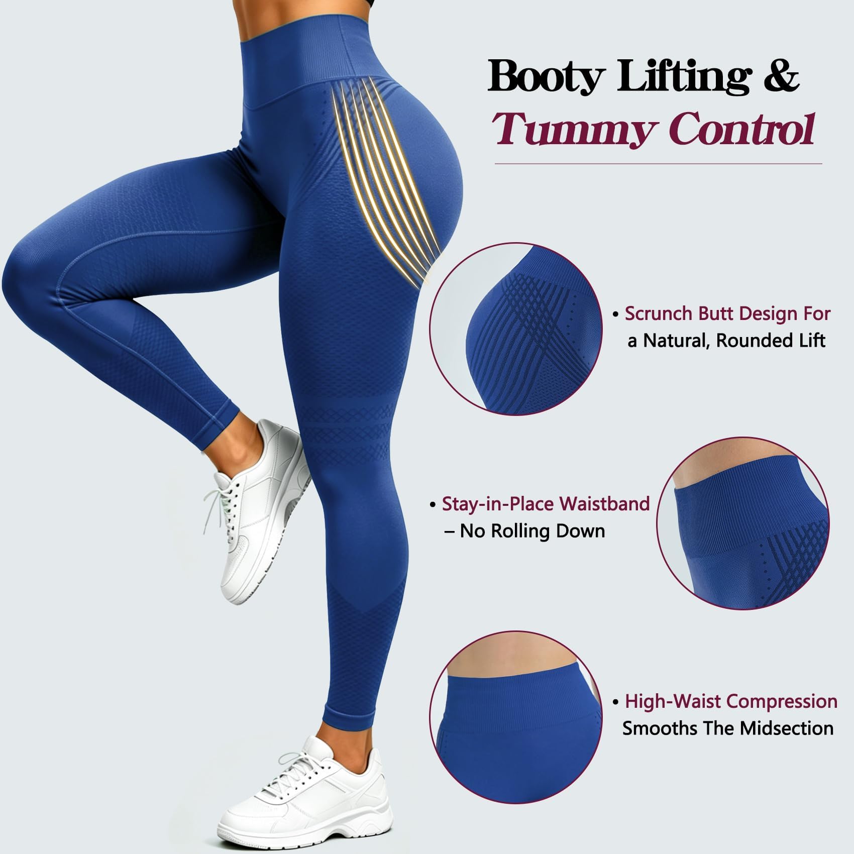 3D Anti Cellulite Compression Leggings Butt Lifting Legging for Women Tummy Control Metabolic Boost Workout Yoga Pant, High Waist Anti Cellulite Leggings, Workout Bum Scrunch Butt Lift Leggings, Gym Trousers Women