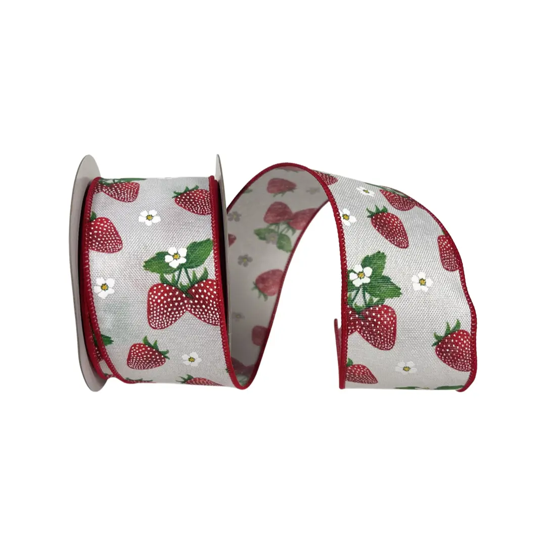Strawberry Fields Ribbon 2.5" X 1yd