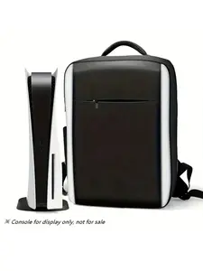 Ps5 Console Travel Backpack, Travel Carrier, Protective Storage Bag for Sony Playstation 5, Controller, Headset, Game Discs, Charging Station, Gamer Gift, Traveling Bag