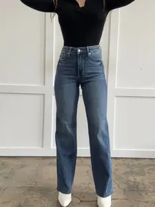 Kelsey Judy Blue Straight Leg Jeans