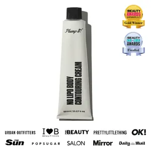 Plump It! No Lipo Body Contouring Cream - Non-Invasive Alternative to Liposuction & Cellulite Reduction for Belly, Thighs & Bum -  Formulated with Guarana & Rusco Extracts Caffeine Daily