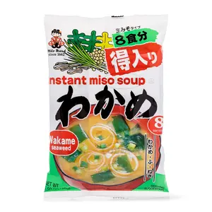 Miko Brand Instant Miso Soup, Wakame Seaweed 8 pcs