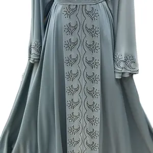 Abaya Egyptian Style with Intricate Embroidery and Elegant Design for Traditional Wear