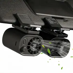 【3-Day Delivery】Fathersdaygift JOYTUTUS 2026 Car Clip On Fan with LED Display, 360° Rotation, 100 Speeds Adjustable, USB Rechargeable Summer Personal Fan, 3Hr 1800mAh Battery, Wide Clamp for Car Back Seat/Sunvisor, Baby Stroller, Desktop & Multiple Scenes