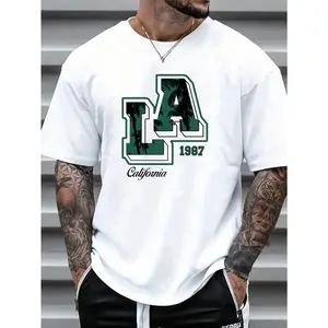 Men Letter Graphic Tee SHEIN