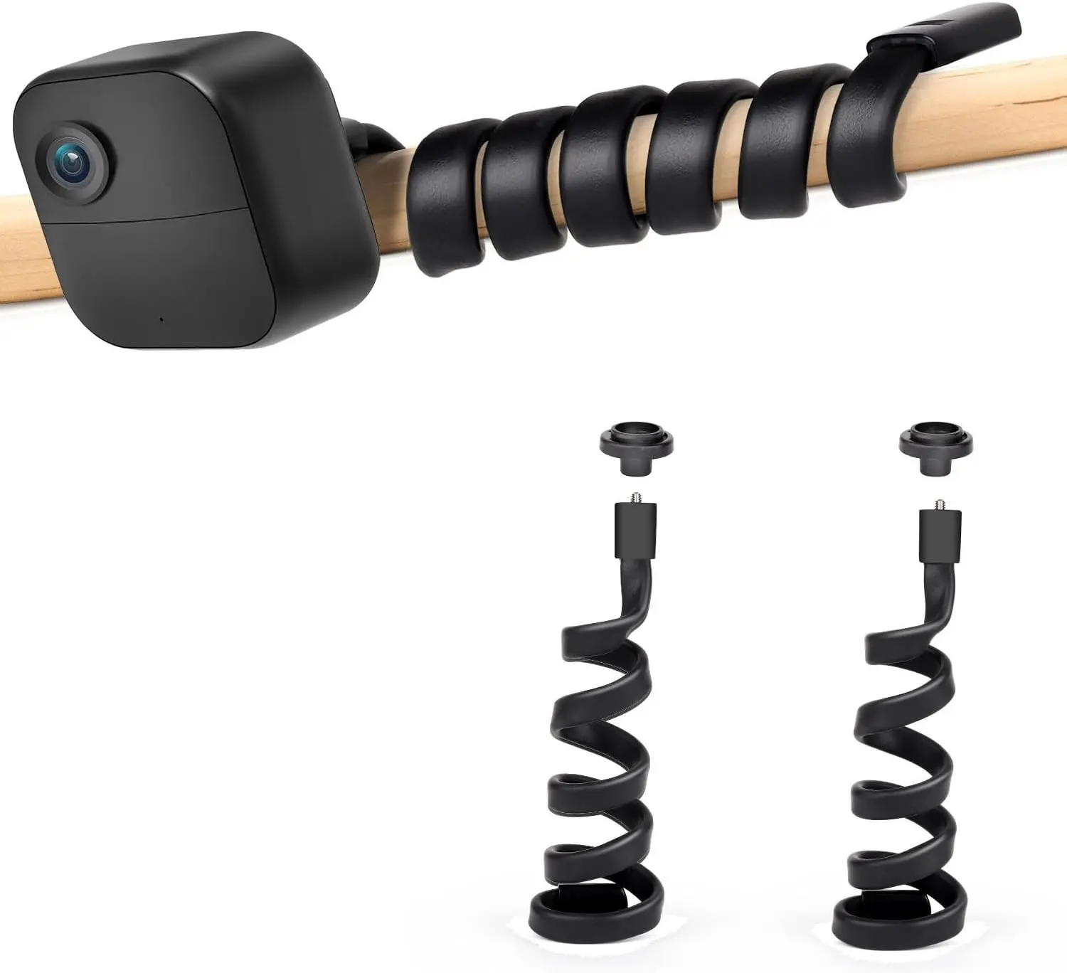 Mippko 2 Pack Flexible Twist Mount Compatible with Blink Outdoor 4 (4th Gen)/Blink (3rd Gen) XT3/Blink XT/XT2/Blink Mini/Mini 2 Cameras,27.5in Length Gooseneck Twist Mount for Camera Sturdy