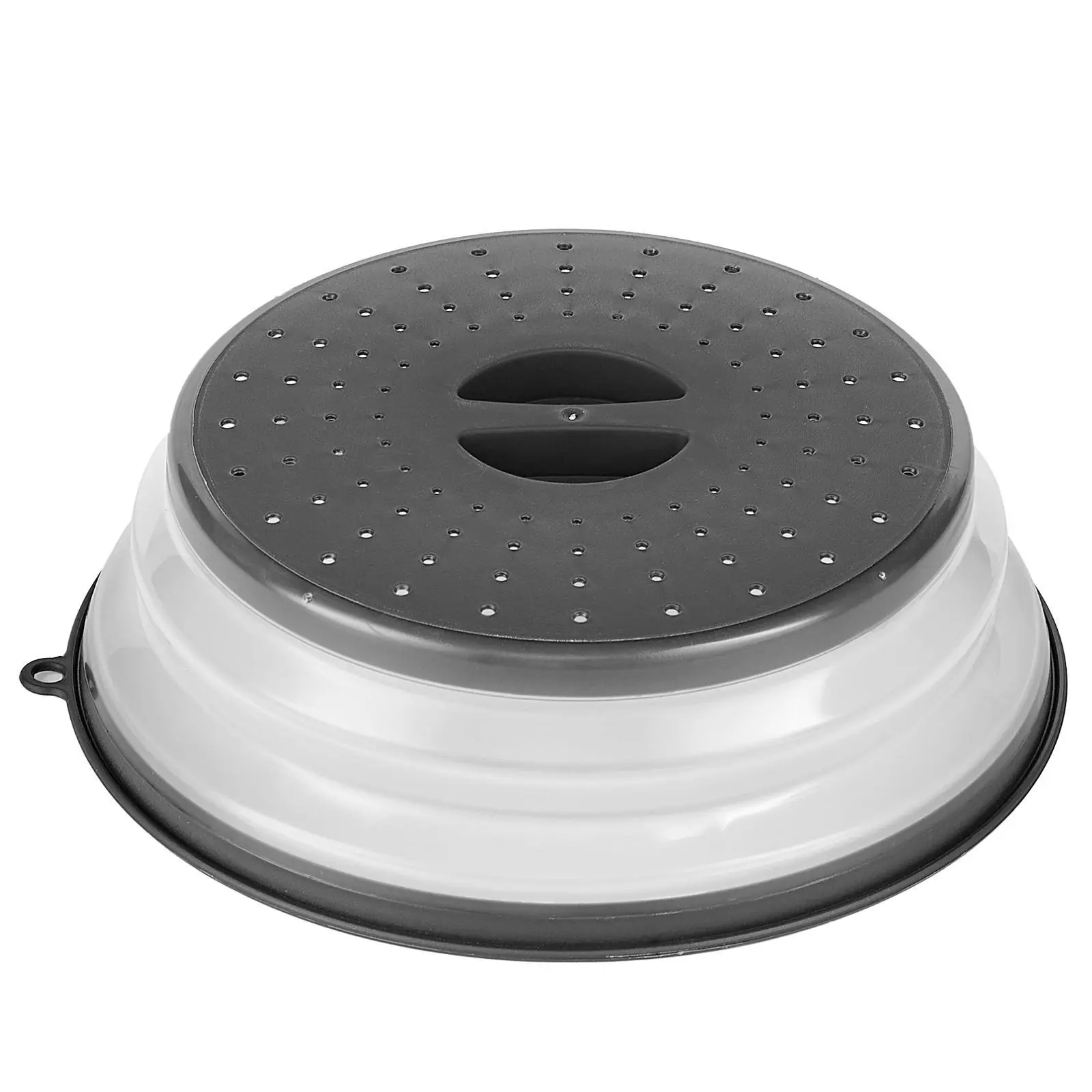 【Summerfinds】VEVOR 2PCS Microwave Splatter Covers,  , 10.4" Collapsible Microwave Lid for Food, 300°F Heat-Resistant PP Splatter Guard for Plate Dish, Multi-Use Kitchen Colander Gadget for Washing Fruits Vegetables
