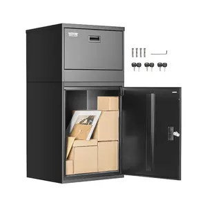 VEVOR Package Delivery Boxes for Outside, Extra Large Mailbox with Coded Lock, Galvanized Steel Wall Mounted Mailboxes 17.3x13.8x22.8, Anti - Theft Baffle, IPX3 Waterproof for Porch, CurbsideVEVOR Super Brand Day