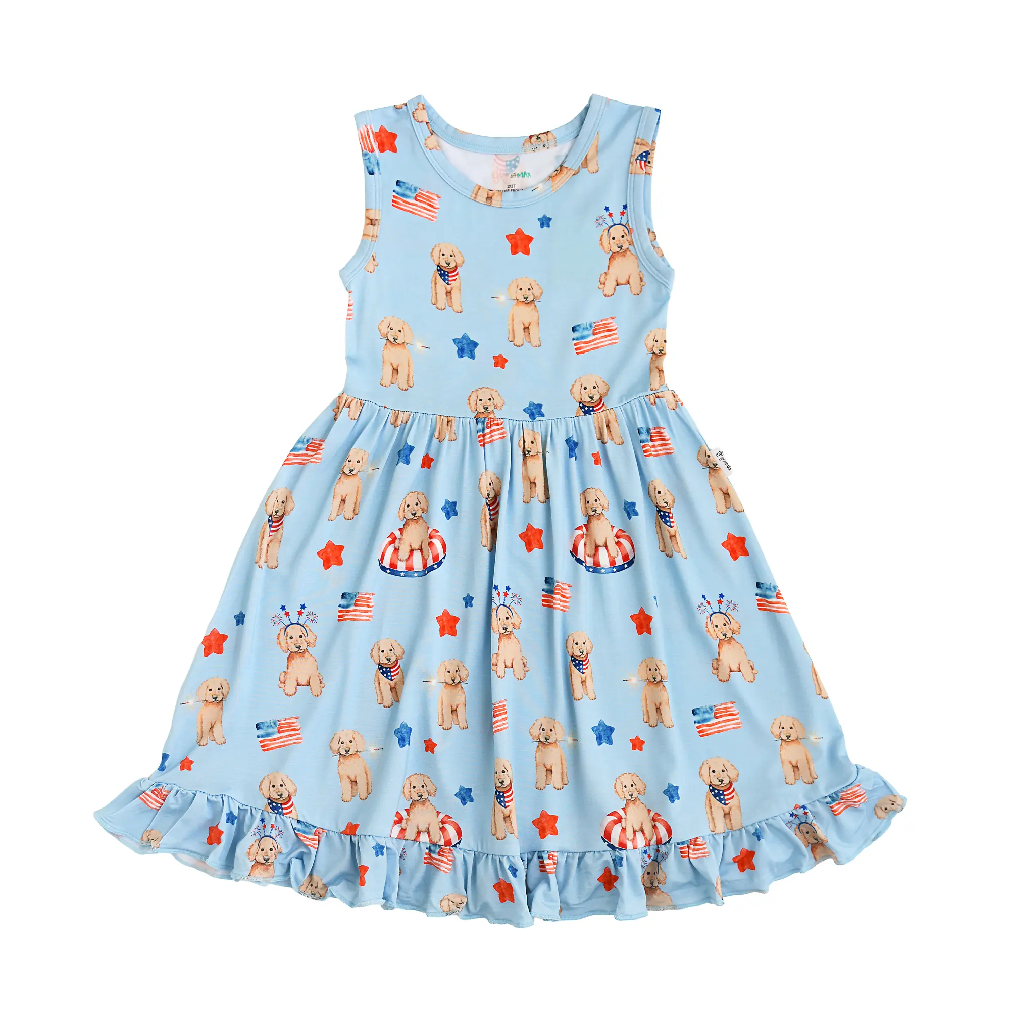 Bowie TANK TWIRL DRESS Girls Bamboo Clothing Outfit