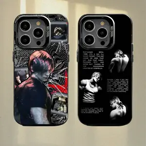 Leon Kennedy Resident Evil Phone Case – Black Matte Shockproof Soft TPU Cover, Compatible with iPhone 11-17 Pro Max & Mini & Plus, Viral Game Aesthetic Gift