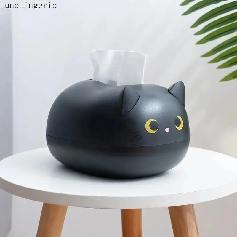 Lune Modern Eco-Friendly Metal Cartoon Cat Tissue Dispenser - 1-Count Multifunctional Home Decor for Kitchen, Bathroom (Sports & Outdoor Fan Shop Gaming Essential)