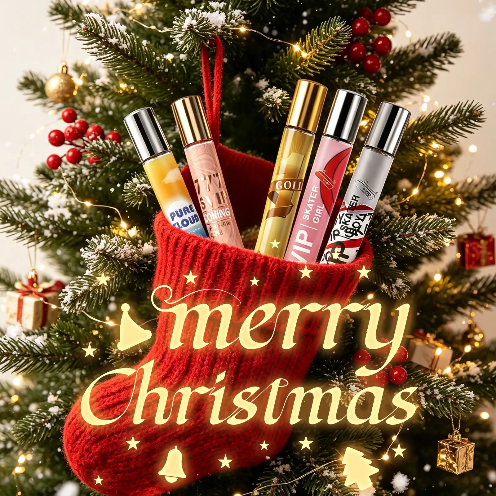 6-Pack Travel EDP, Fruity Floral Scent, 35ML/1.18 FL OZ Each, Lightweight & Portable, Long-Lasting 6-8H, Perfect Christmas Stocking Filler, Great for Dates Daily Travel Gifting