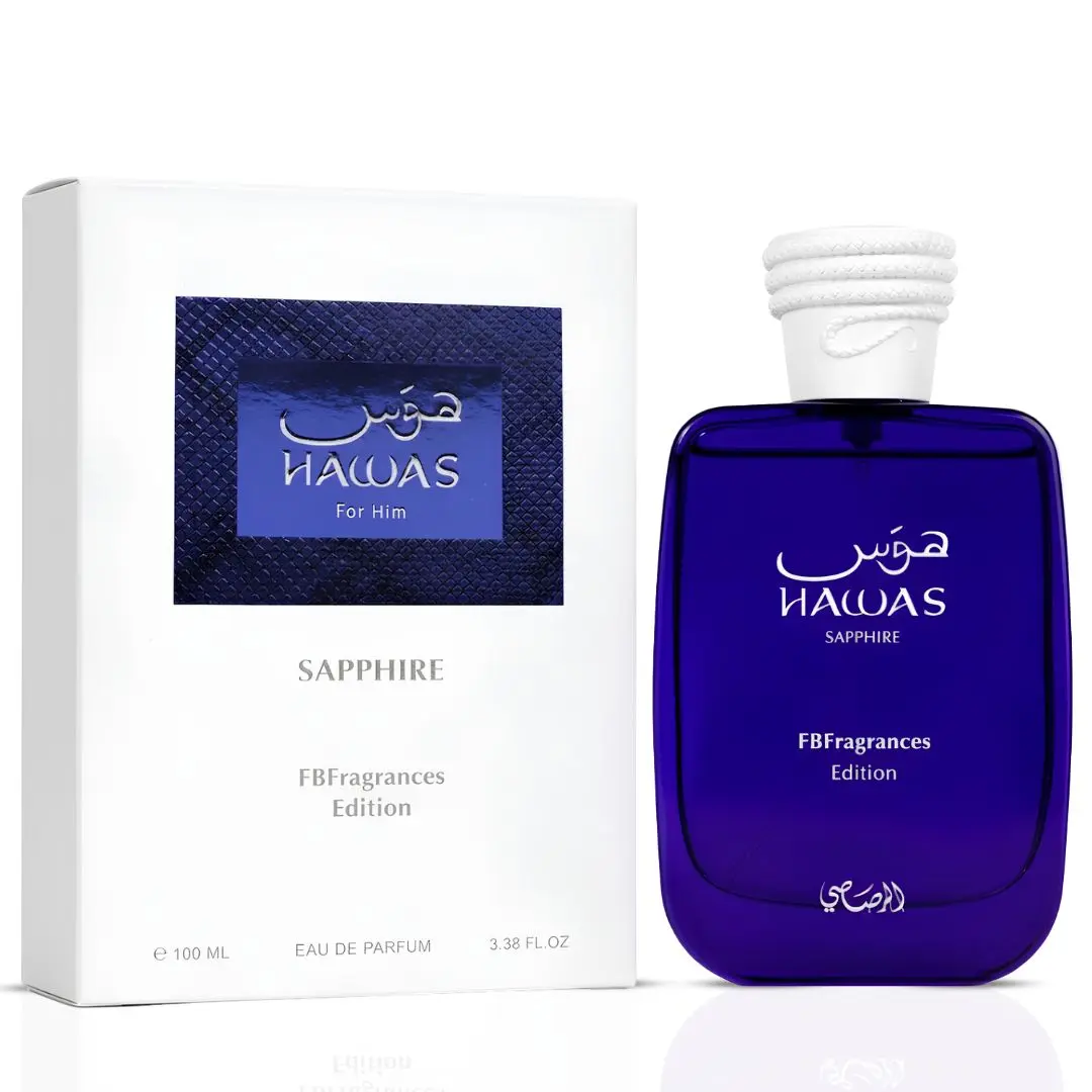 Hawas Sapphire X FBFragrances Edition Eau de Parfum Spray 100ml (3.4 oz) by Rasasi Hawas Sapphire X FBFragrances Edition Eau de Parfum Spray 100ml (3.4 oz) by Rasasi