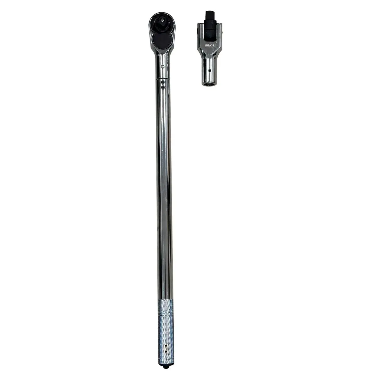 0.75 in. Drive Heavy-Duty Extendable Ratchet & Breaker Bar Kit - 12 Lbs. Capacity, 48t Gear, Reversible, Patented Detachable Head Design, 1575 ft-lbs Maximum Torque Resistance