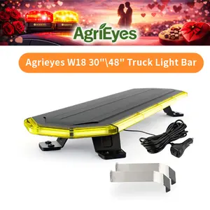 Agrieyes W18 30"\48"\54''\60'' Amber High Bright Tow Truck Light Bar