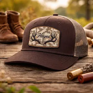 Personalized Kids Camo Antlers Snapback Hat Custom Name Baby Toddler Youth Adjustable Hunting Style Cap Gift for Boys Girls Fitted Baseball Cap Quality Caps